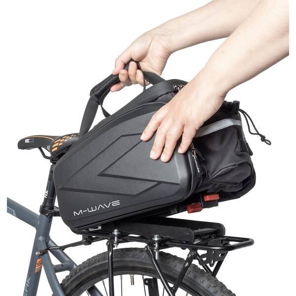 M-WAVE Gepäckträgertasche Alkmaar One-Snap – Bild 7