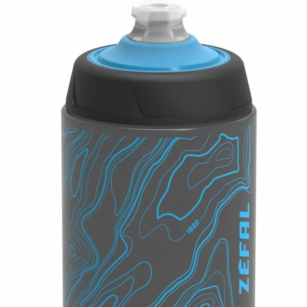 ZEFAL WASSERFLASCHE SENSE PRO 500 ML RAUCHSCHWARZ/BLAU