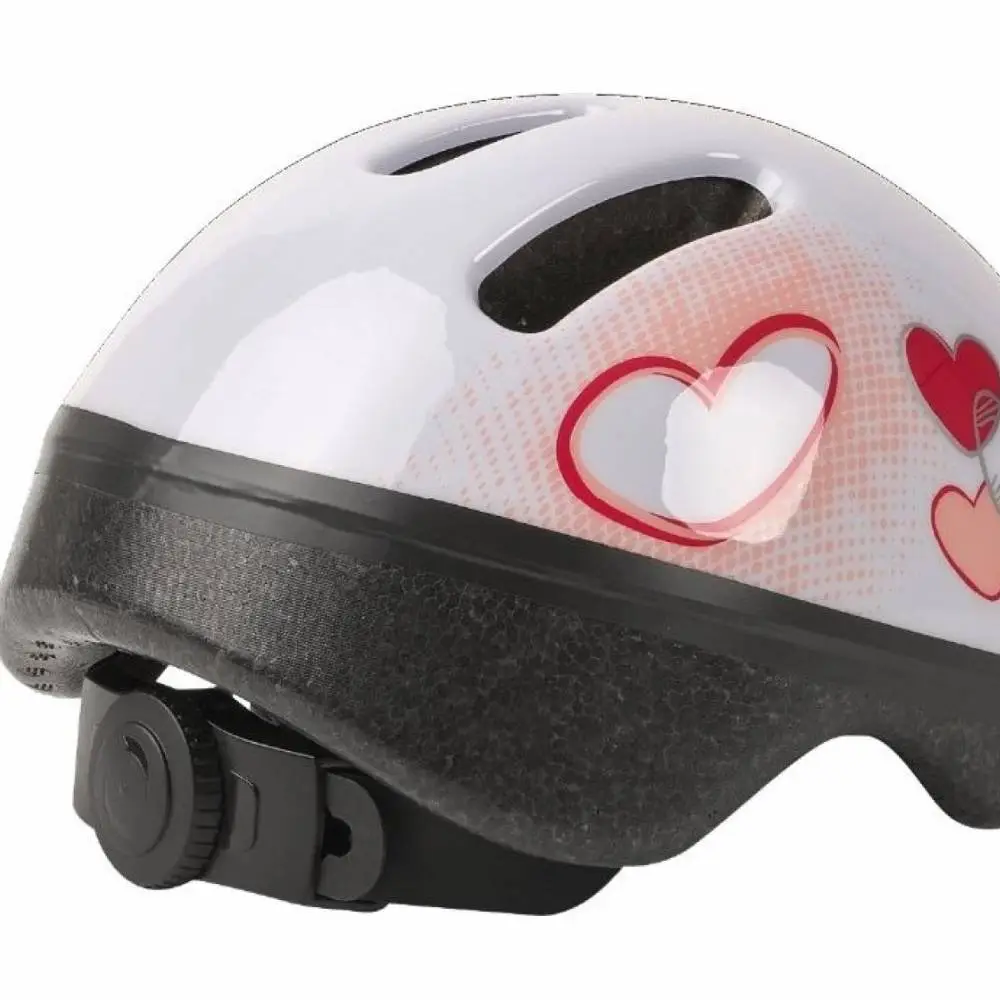 HEARTY HELM OUT-MOLD WEISS-ROSA XXS 44/48 – Bild 2