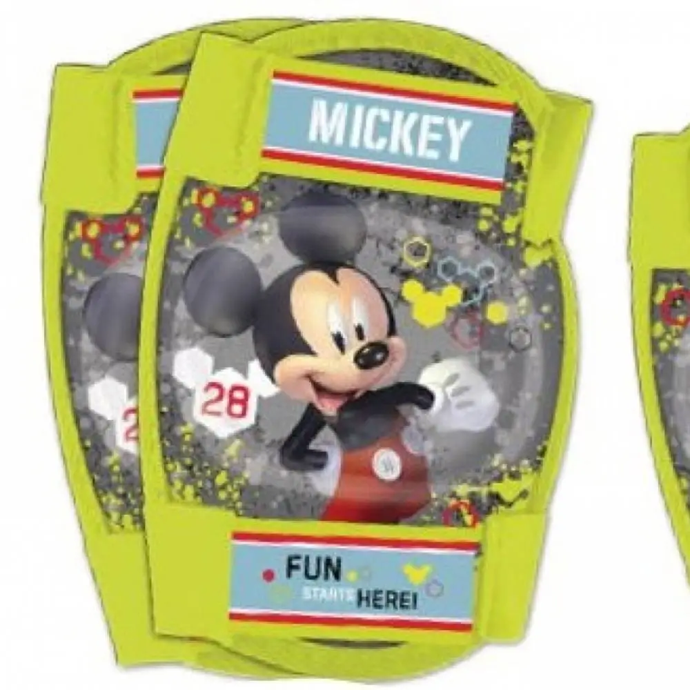 PROTECTION KIT ELLBOGEN-KNIE-SCHÜTZER MICKEY MOUSE – Bild 2