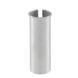 Adapter für Sattelstütze, Alu, silber, 80 mm lang, innen 27.2 mm, außen 29.2 mm, 10 St./PE-B. (259921)