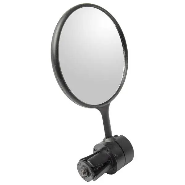 Fahrradspiegel, Glaslinse 78 mm, schwarz, Befestigung am Lenkerende durch Innenklemmung, MV – Bild 2