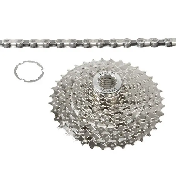 VENTURA Set aus Kette und Kassette Power 10 speed