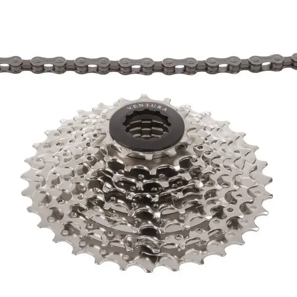 VENTURA Set aus Kette und Kassette Power 8 speed
