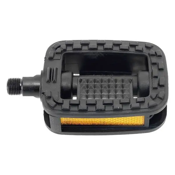 Anti-Rutschpedal >Steady-K2<, kugelgelagert, mit Reflektor, ohne Prüfzeichen, schwarz, Trittfläche 95 x 74 mm, OEM