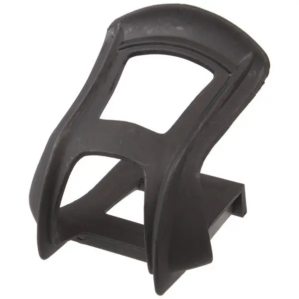 Pedalhaken, kurze Ausführung, Universalgröße, ohne Riemen, Kunststoff, schwarz, MV