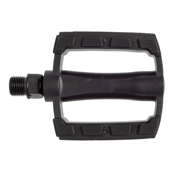 Kinderpedal, 74 x 83 x 23 mm, schwarz mit Reflektor, mit dt. Prüfzeichen, 9/16"-Achse, MV – Bild 3
