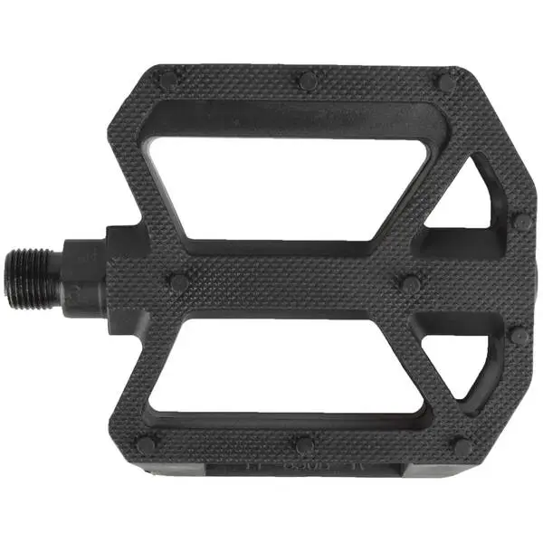 BMX-Pedal >Steady-K5<, Kunststoffkörper, 9/16" Achse, beidseitig Kugellager, mit Reflektor, ohne dt. Prüfnr., schwarz, Trittfläche 92 x 83 mm, MV – Bild 4