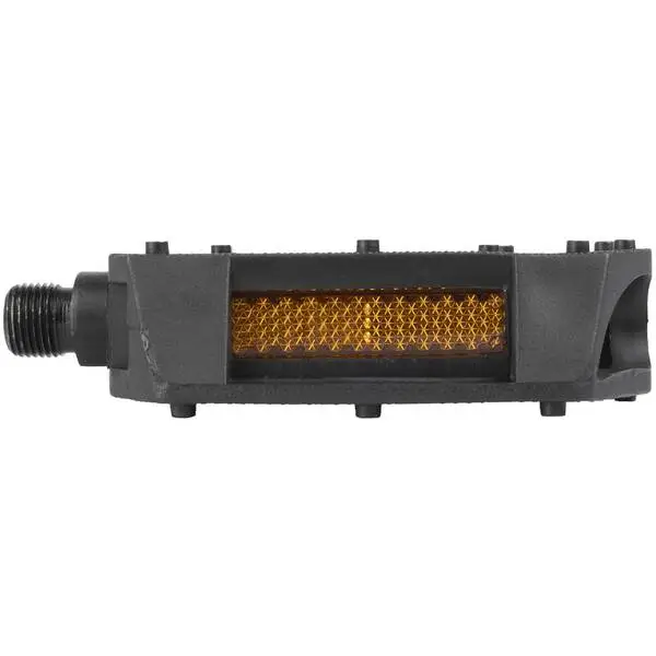 BMX-Pedal >Steady-K5<, Kunststoffkörper, 9/16" Achse, beidseitig Kugellager, mit Reflektor, ohne dt. Prüfnr., schwarz, Trittfläche 92 x 83 mm, MV – Bild 3
