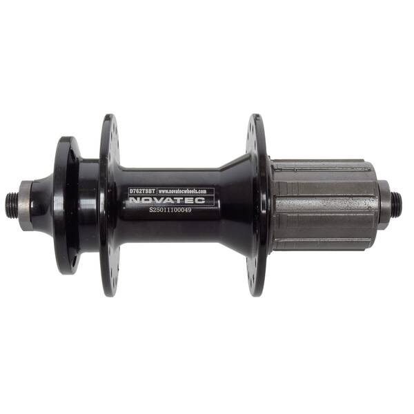Hinterrad-Scheibenbremsnabe, schwarz, 6-Loch, Industrie-Kugellager, 32 Loch, 135 mm, mit Shimano HG Freilauf 11 Fach