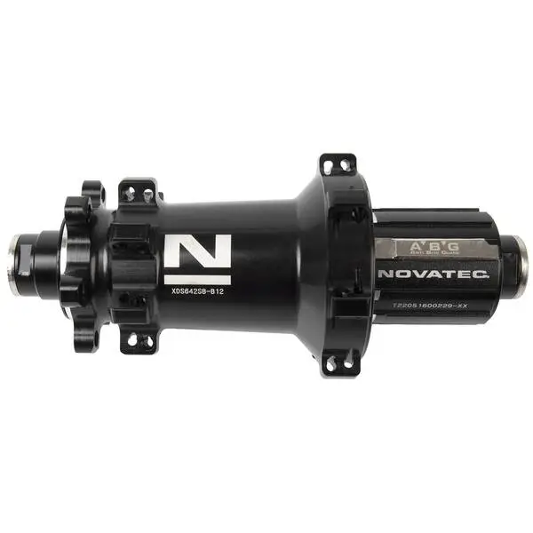 NOVATEC Hinterrad-Scheibenbremsnabe Straight Pull XDS642SB-B12-ABG