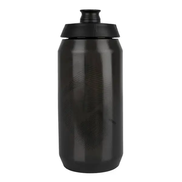 M-WAVE Trinkflasche M-WAVE >PBO 550<, Kunststoff, 550 ml, schwarz/schwarz/schwarz transparent, auf Karte – Bild 3