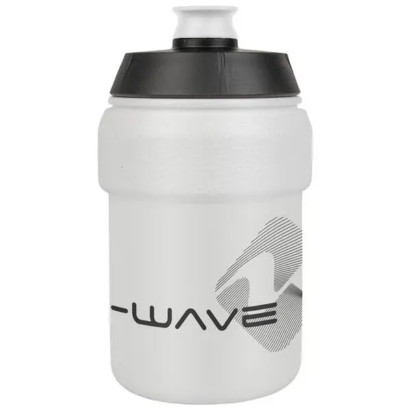 M-WAVE Trinkflasche M-WAVE >PBO 350<, Kunststoff, 350 ml, weiß/schwarz/weiß, auf Karte