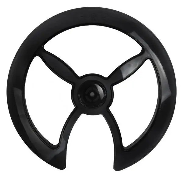M-WAVE Kettenschutzscheibe, PC, schwarz, 2 x Universalbefestigung am Gewinde für Staubschutzkappe (11 mm + 15 mm), 1 x Konusbefestigung für Hollowtech II), für 46/48 Zähne, inkl. Schrauben, MV