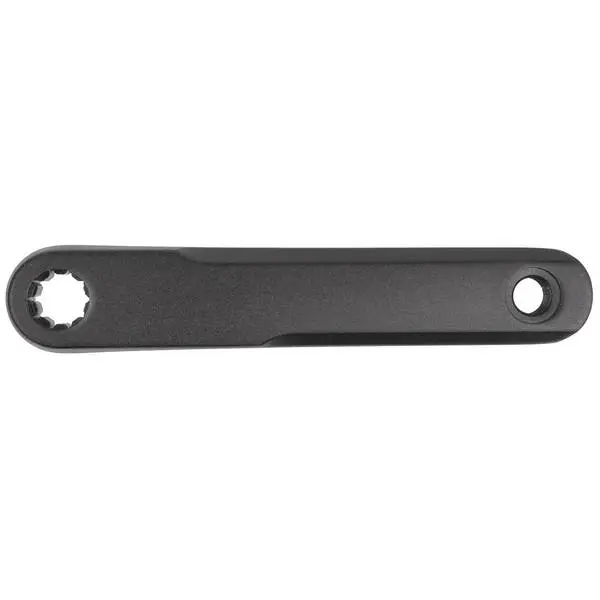 SAMOX Kurbel, links, ISIS-Aufnahme, für BOSCH GEN 2+4+Brose System, Alu, 170 mm, schwarz eloxiert, 0 mm Offset, mit Eurolochkarte