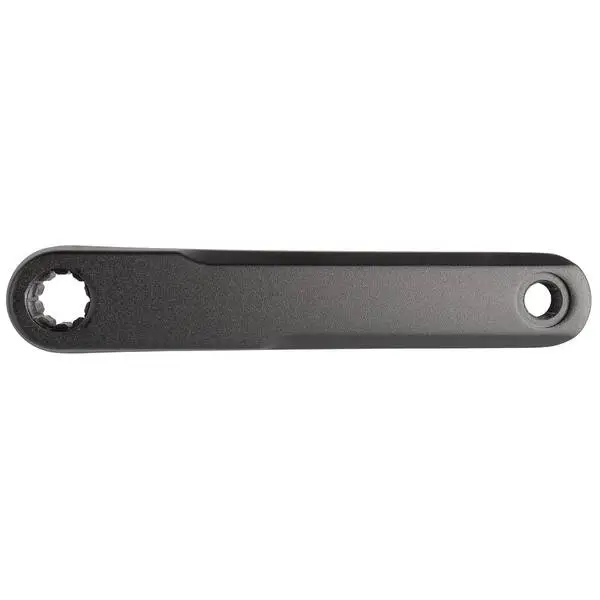 SAMOX Kurbel, links, ISIS-Aufnahme, für BOSCH GEN 2+4+Brose System, Alu, 175 mm, schwarz eloxiert, 0 mm Offset, mit Eurolochkarte