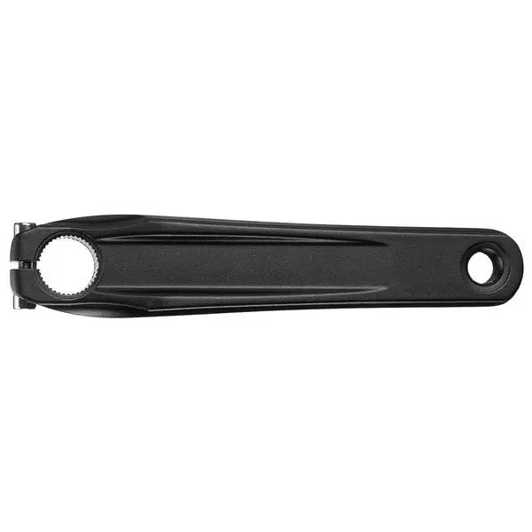 SAMOX Kurbel, rechts, Hollowtech-Aufnahme für SHIMANO E7000/8000 und 6100 E-Bikemotoren, Alu, 175 mm, schwarz eloxiert, 13 mm Offset, MV