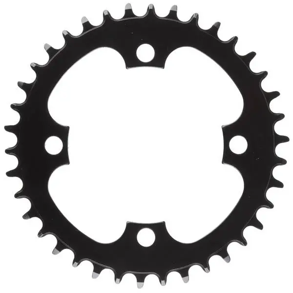 SAMOX E-Bike Kettenblatt - narrow wide, Stahl, Lochkreis 104mm, 38 Zähne, für 1/2" x 3/32" und 11/128", schwarz, MV