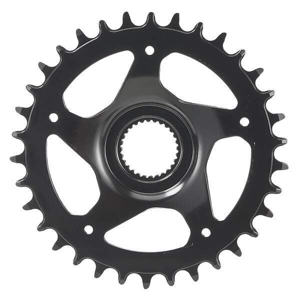 SAMOX Direct mount E-Bike Kettenblatt >PD-DM-Gen4< - narrow wide, Stahl, 44 Zähne, für 1/2" x 3/32” und 11/128”, schwarz, für Kettenlinie 53 mm, für BOSCH GEN 4, AM-Verpackung
