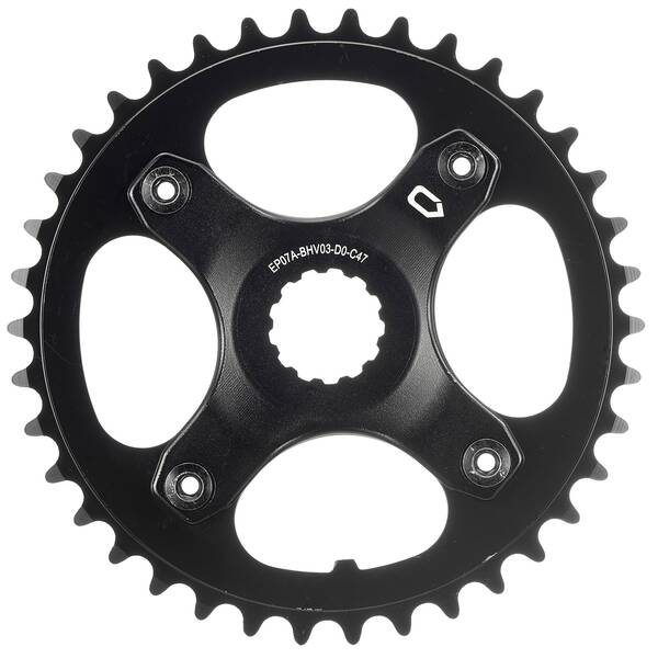SAMOX Kettenblatt-Set Samox EP01A-BHV03-D0-C50+NWP203-40T-NS, bestehend aus:
*************************************
1 x E-Bike Spider, BCD 104 mm, für CL 50 mm, Material: Aluminium, Oberfläche: sandgestrahlt, schwarz eloxiert, für Kettenblätter, zur Verwendung mit Kettenschutz
1 x Artikel ? = E-Bike Kettenblatt, narrow wide, BCD 104 mm, mit 40T, 1/2 x 3/32" and 11/128", Material: Stahl, Oberfläche: ED schwarz, ohne Logo
1 x Artikel 356302/356309 = Kettenblattschrauben + Muttern, Schraubengröße: M8 * 0,75 * L 10,5 mm, Muttergröße: M8 * 0,75 * L 8,5 mm, Material: Stahl, Oberfläche: schwarz, 1 Satz = 4 Schrauben + 4 Muttern (zur Montage für Kettenblatt und Kettenschutz)
=> Alle Teile zusammengebaut als ein Satz, AM-Verpackung