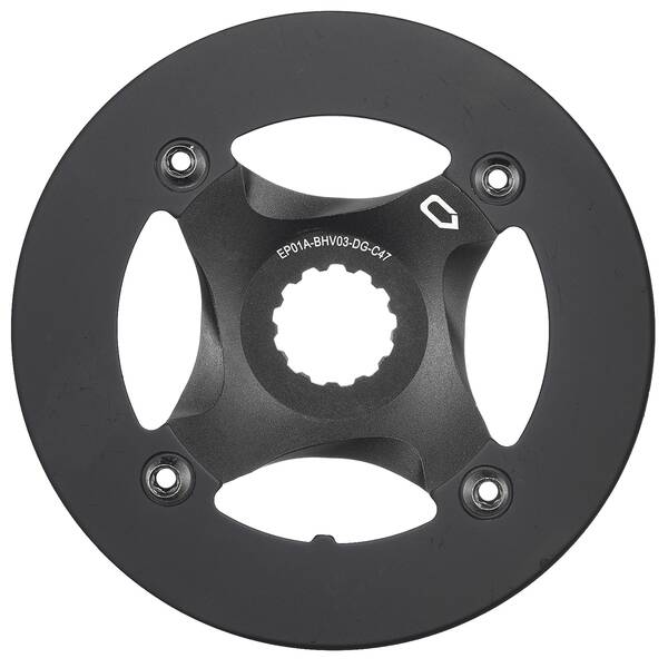 SAMOX Kettenblatt-Set Samox EP01A-BHV03-DG-C50+NWP203-34T-NS-BG18, bestehend aus:
*************************************
1 x E-Bike Spider, BCD 104 mm, für CL 50 mm, Material: Aluminium, Oberfläche: sandgestrahlt, schwarz eloxiert, für Kettenblätter, zur Verwendung mit Kettenschutz
1 x Artikel ? = E-Bike Kettenblatt, narrow wide, BCD 104 mm, mit 34T, 1/2 x 3/32" and 11/128", Material: Stahl, Oberfläche: ED schwarz, ohne Logo
1 x Artikel ? = E-Bike Kettenschutz, BCD 104 mm, für 34T Einsatz, Material: Aluminium, Oberfläche: sandgestrahlt, schwarz eloxiert, ohne Logo
1 x Artikel 356302/356309 = Kettenblattschrauben + Muttern, Schraubengröße: M8 * 0,75 * L 10,5 mm, Muttergröße: M8 * 0,75 * L 8,5 mm, Material: Stahl, Oberfläche: schwarz, 1 Satz = 4 Schrauben + 4 Muttern (zur Montage für Kettenblatt und Kettenschutz)
=> Alle Teile zusammengebaut als ein Satz, AM-Verpackung