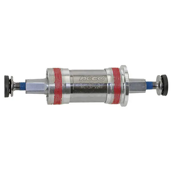 NECO Kompakt-Innenlager NECO für Shimano Werkzeug, 110.5/20.5 mm, mit Alu-Schalen, silberne Achse, BSA, JIS, EK
