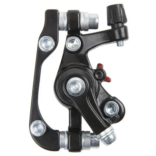 Scheibenbremskörper, mechanisch, für HR, schwarz, mit Adapter passend für Postmount System und IS 2000 160 mm