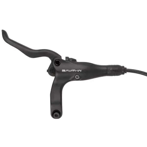 M-WAVE Hydraulische Scheibenbremse für VR, Alu, für 180 mm Bremsscheibe (nicht enthalten), mit Bremshebel, mit 800 mm Hydraulikleitung, EN-14766 konform, MV – Bild 3