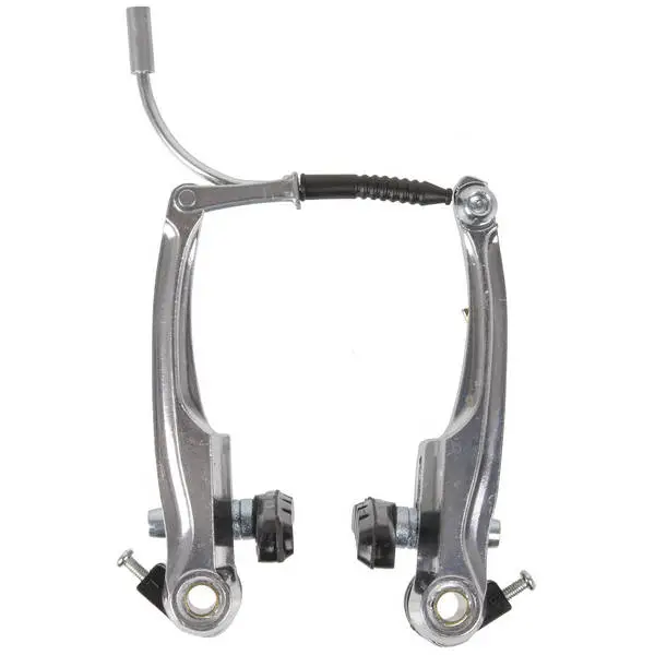 V-Bremskörper, lange Feder, Alu, für VR+HR, 113 mm, silber, MV