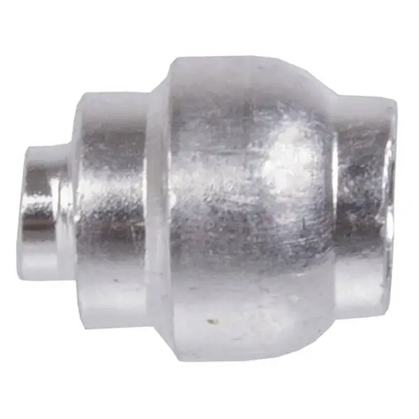 Universalanschlaghülse, für Bowdenzüge, Alu, 4x7.5 mm
