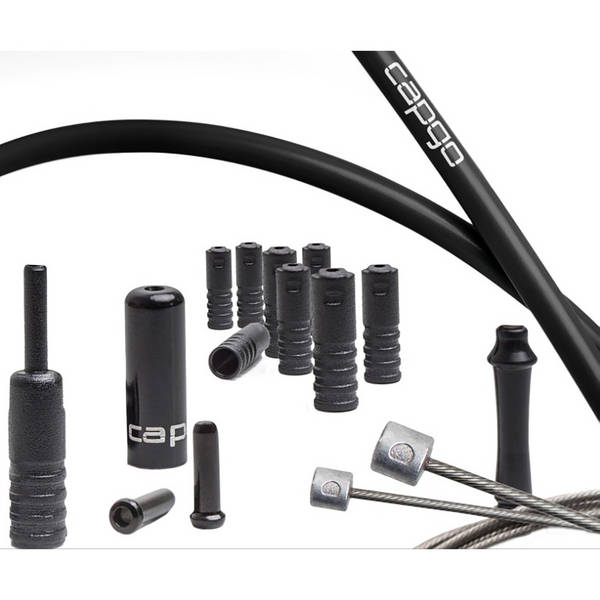 capgo capgo BL Schaltset Schwarz "lang" für Shimano/Sram MTB & ATB/Road
