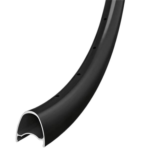 REMERX Gravel und Road Disc Felge, Remerx "RX 4032", 700C, 622 x 25 mm, 24 Loch, schwarz