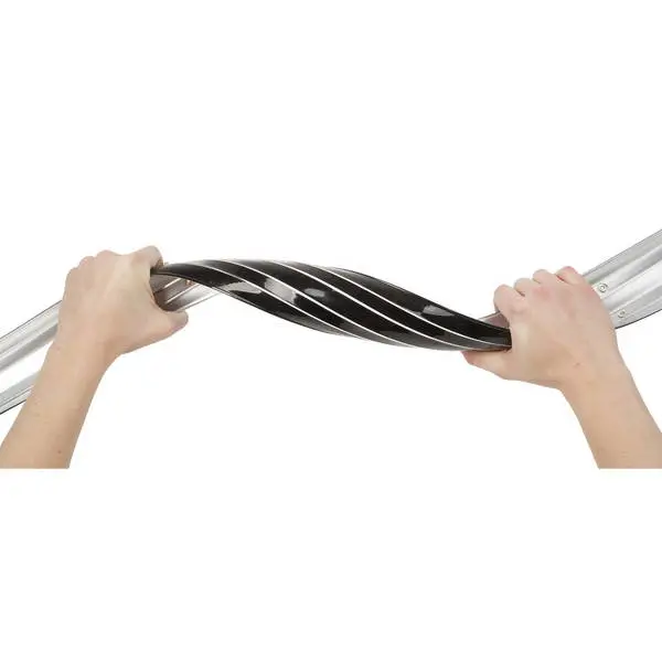 M-WAVE Schutzblech-Set, 29", 60 mm, flexibles Kunststoffschutzblech mit elekt. Kontaktstreifen, mit Strebenbefestigung, VR+HR, schwarz, Anschlußlichtkabel, auf M-WAVE Karte 084090 – Bild 2