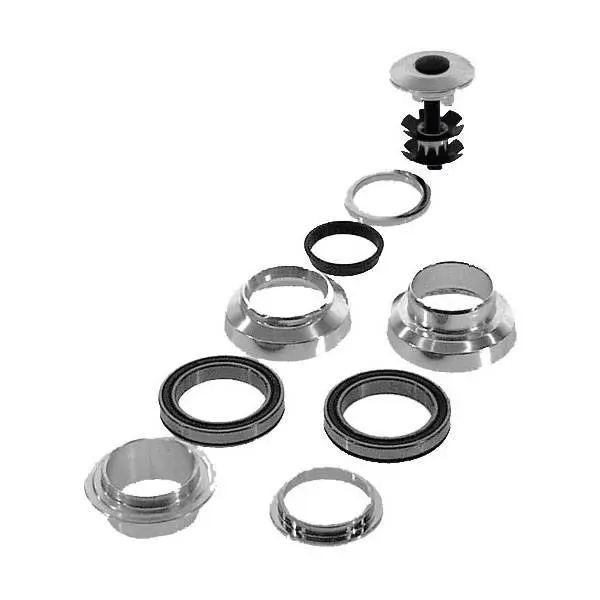 TANGE AHEAD-Steuersatz, TANGE SEIKI, 1.1/8", Alu, silber, 28.6/34/30 mm, EK – Bild 2