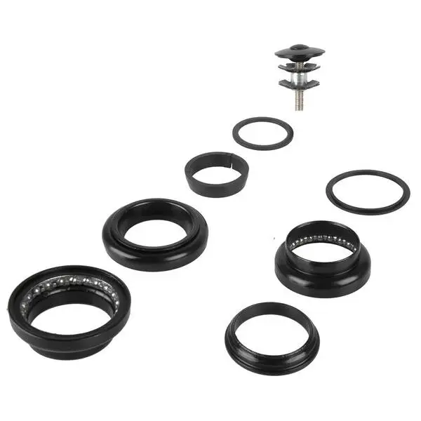 Half-Cartridge-Ahead-Steuersatz, 1.1/8", Stahl, schwarz, 28.6/34.0/30.0 mm,, im PE-Beutel – Bild 2