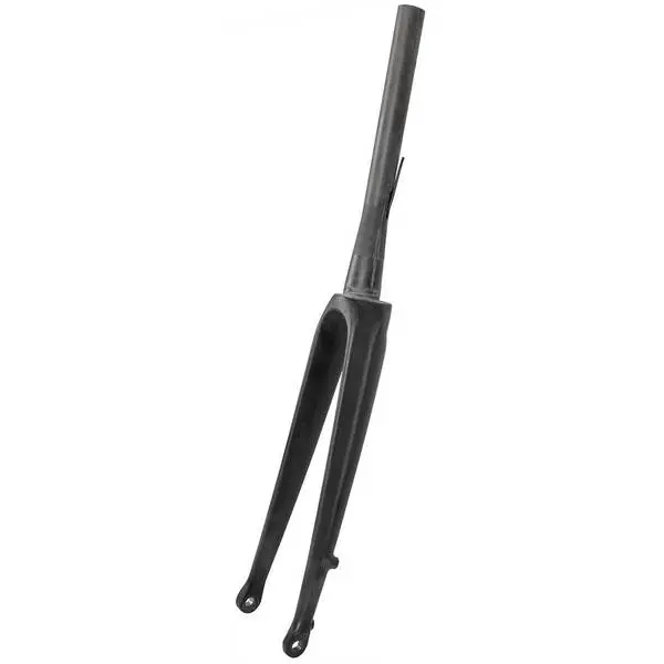 Rennradgabel CAR 1.1/8-1.5" FLAT IN, 1.1/8"-1.5", Voll-Carbon UD unlackiert, mit flat mount Disc-Bremsaufnahme, OLD 100 mm, oben 1.1/8" / unten 1.5"