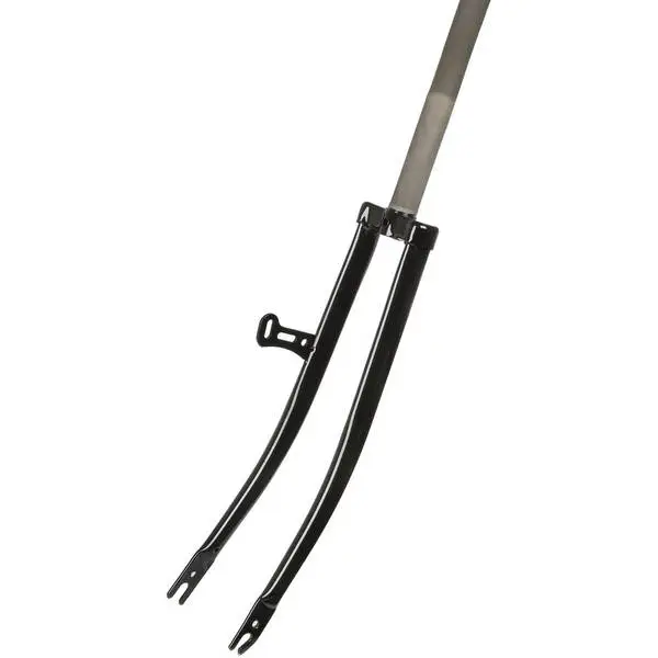 Vorderradgabel, 240/130 mm, Konus 26.5 mm, mit Dynamohalter re., mit Tourenende, 28x1.75, schwarz (392833)