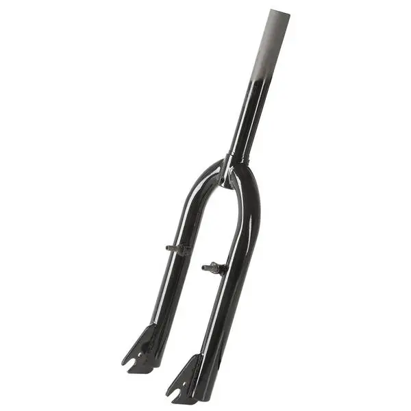 BMX-Gabel, 20", Stahl, 1.1/8", Schaftrohr: 200 mm, AHEAD, Konus 30.0, für V-Bremse, schwarz