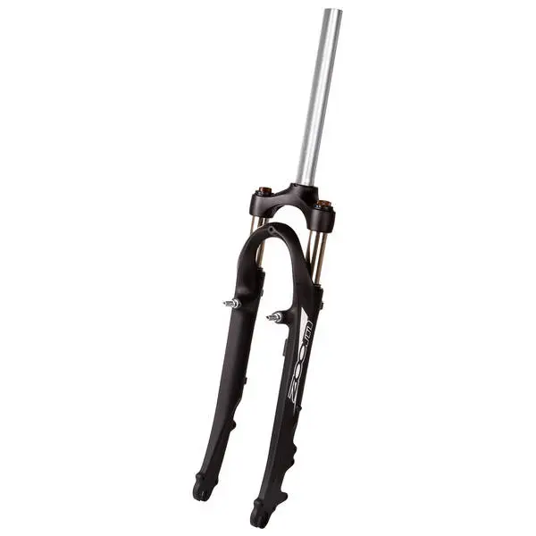 ZOOM Federgabel ZOOM 141, 28", 1", 215 mm / 60 mm Gewinde, ohne Lock-Out, Vorspannung einstellbar, Federweg 45 mm, für Scheiben- und V-Bremse, matt schwarz, EK