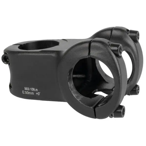 M-WAVE Ahead Vorbau , AL-6061 geschmiedet, Länge: 50 mm, Winkel: 0°, Klemmhöhe: 36 mm, schwarz, für Lenkerdurchmesser 31,8 mm, auf Karte
Kat. 4 bis 140kg