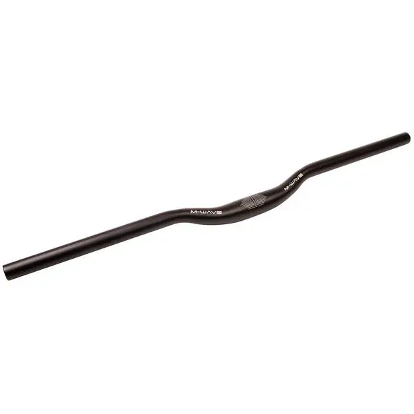 M-WAVE MTB-Lenker >A-Rise 700<, M-WAVE, Alu, mattschwarz eloxiert, 700 mm, für Klemmung 31.8 mm, 10° gebogen, Höhe: 30 mm, auf Karte