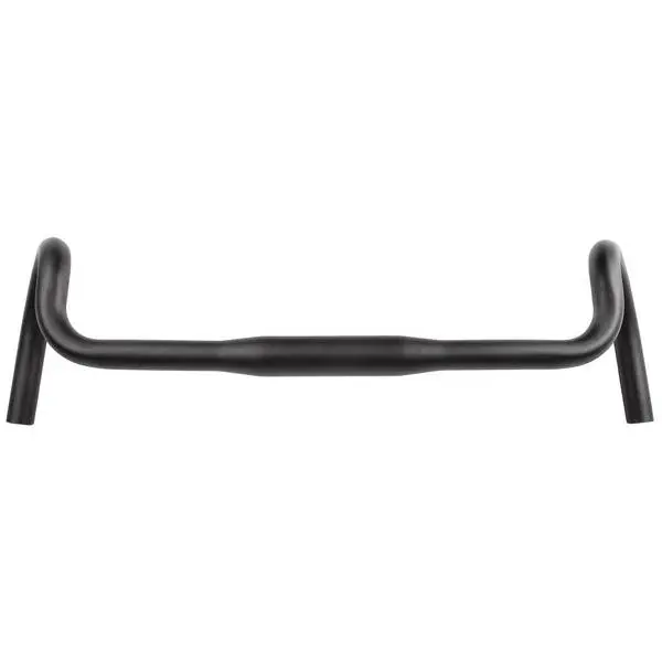 ZOOM Gravelbike-Lenker Zoom, Alu, mattschwarz, 400 mm, Klemmung 31.8 mm, Reach 83 mm, Drop 107 mm, sweep 25°, auf Karte – Bild 3