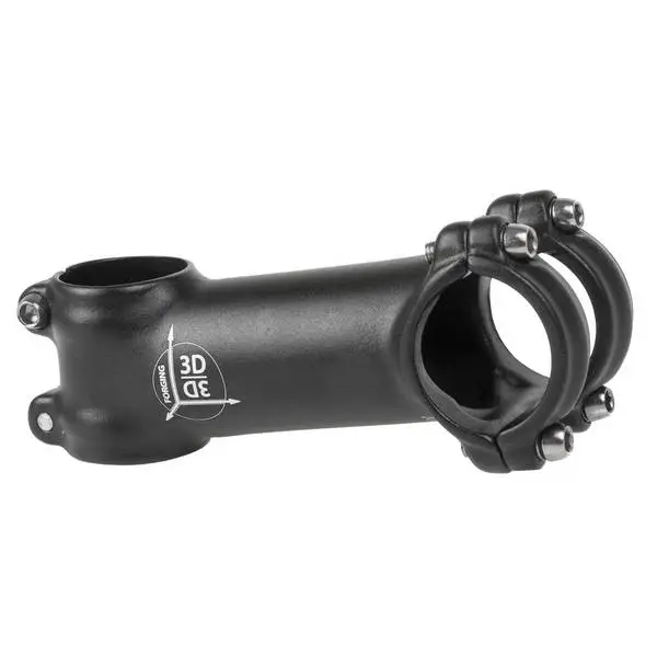 M-WAVE AHEAD-Vorbau >Astem 3D<, M-WAVE, 1.1/8", 90 mm, 7°, Alu 3D-geschmiedet, schwarz, Klemme 31.8 mm, auf Karte