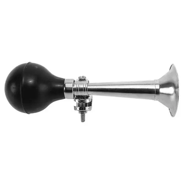 Einklang-Ballhupe, aus verchromtem Stahl, ca. 180 mm lang, mit Schelle für ca. 22 mm Rohr