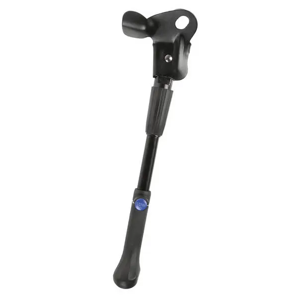 Parkstütze, sehr stabile Ausführung, für E-bikes,..., Alu/Stahl, schwarz, zur Montage an der Nabenachse, einstellbar von 26" - 29", mit Sicherheitsfuß, MV