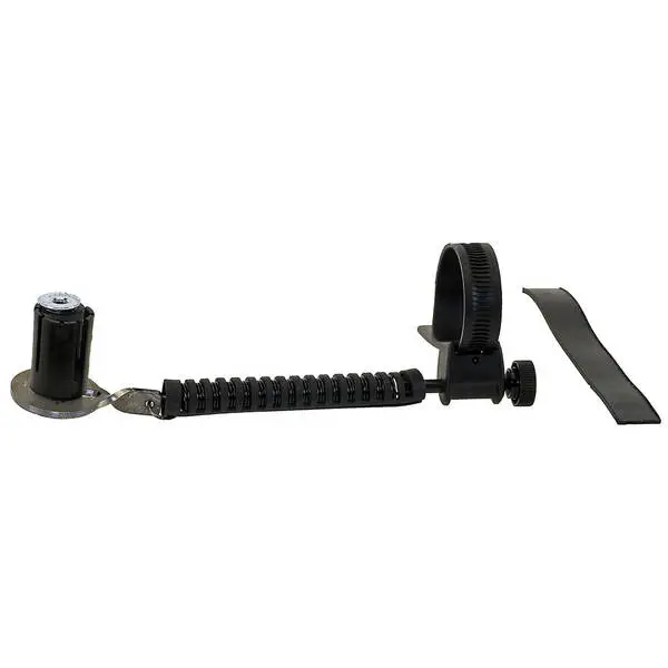 Lenkungsdämpfer, Konus-Befestigung von unten im Gabelschaft, mit Kunststoffadpaterhülse, für 1"-1.1/8" Gabelschaftdurchmesser, für Unterrohrdurchmesser bis 63mm, im PE-Beutel (besonders zu empfehlen bei Fahrrädern mit Federgabel)
