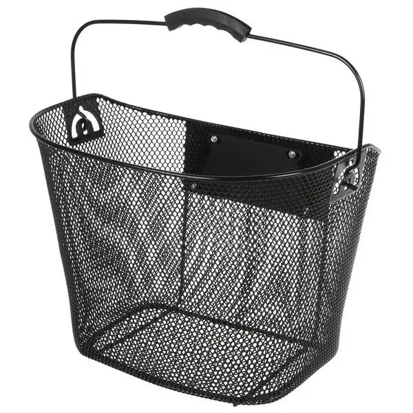VENTURA Drahtkorb VENTURA, feinmaschig, 34,5x26,5x26/22,5 cm (BxLxH), schwarz, mit Clip-on-Halter 431523