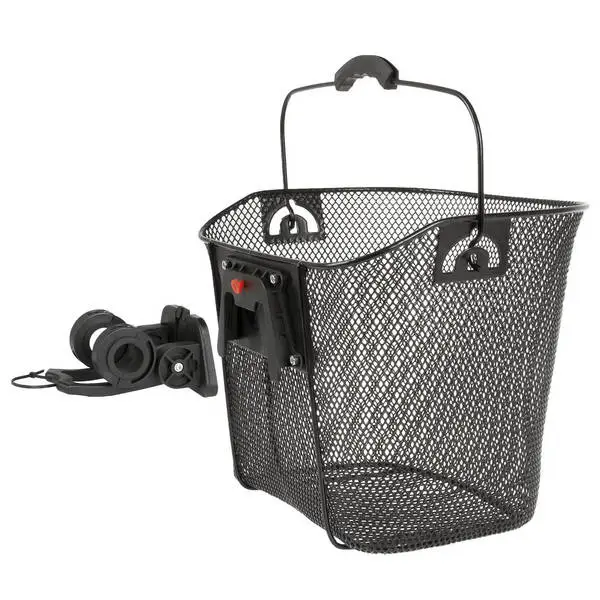 VENTURA Drahtkorb VENTURA, feinmaschig, 34,5x26,5x26/22,5 cm (BxLxH), schwarz, mit Clip-on-Halter 431523 – Bild 3
