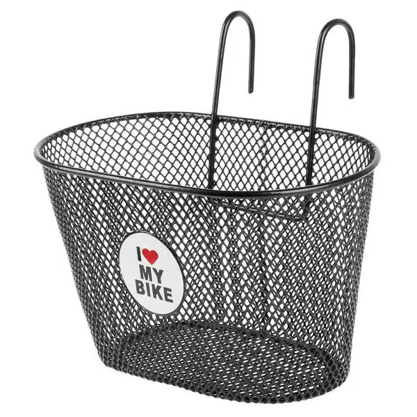 Drahtkorb, für Kinder, schwarz, ca. 24x15x13 cm (LxBxH)