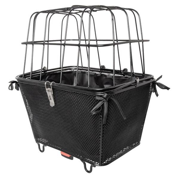 M-WAVE Gepäckträgerkorb quer Transporter One-Snap Pet